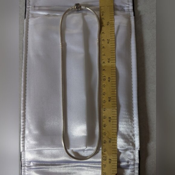 Pandora sterling silver snake chain necklace - Picture 3 of 3